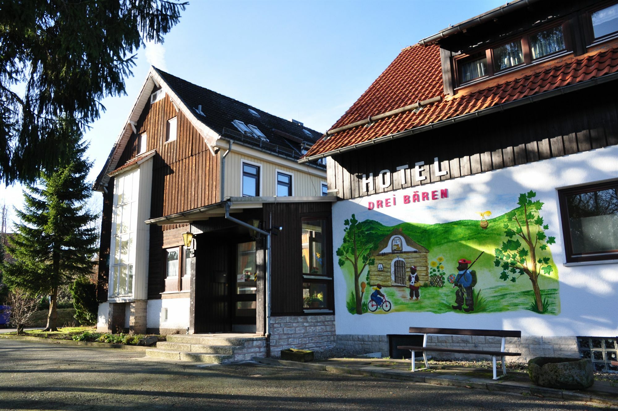 אלטנאו Hotel & Hostel Drei Baeren מראה חיצוני תמונה